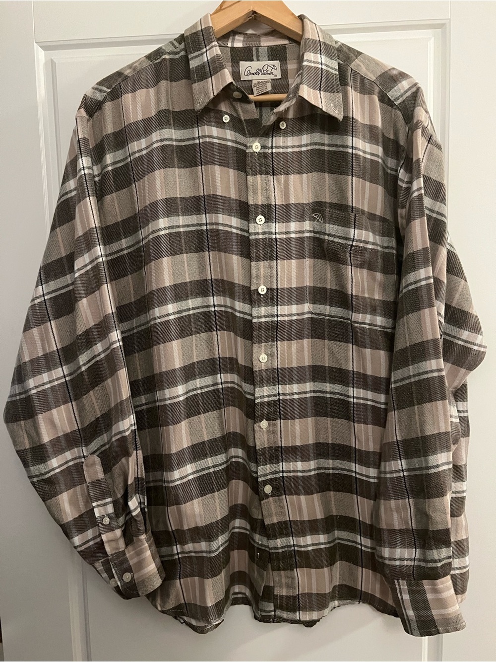 VINTAGE ARNOLD PALMER MENS XL FLANNEL